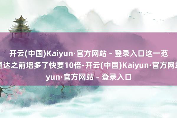 开云(中国)Kaiyun·官方网站 - 登录入口这一范畴较债券通通达之前增多了快要10倍-开云(中国)Kaiyun·官方网站 - 登录入口