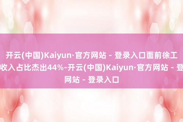 开云(中国)Kaiyun·官方网站 - 登录入口面前徐工国际化收入占比杰出44%-开云(中国)Kaiyun·官方网站 - 登录入口