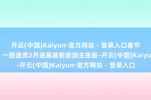 开云(中国)Kaiyun·官方网站 - 登录入口春节后错峰游持续旅游欣喜 一图速览2月进展居前旅游主张股-开云(中国)Kaiyun·官方网站 - 登录入口