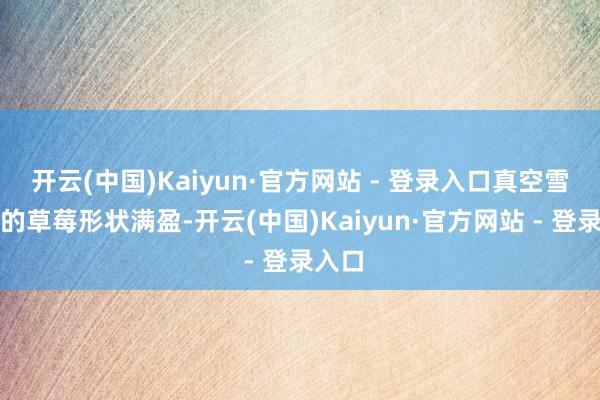 开云(中国)Kaiyun·官方网站 - 登录入口真空雪柜中的草莓形状满盈-开云(中国)Kaiyun·官方网站 - 登录入口