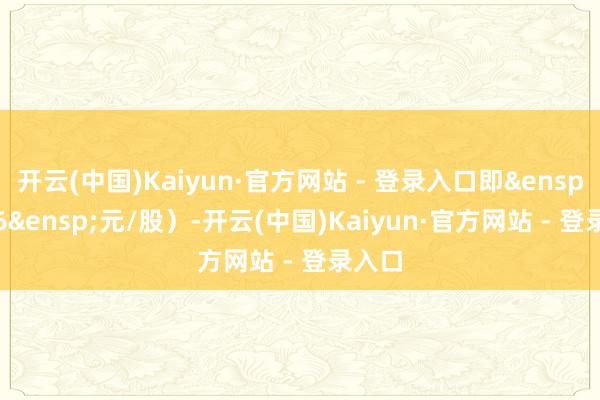 开云(中国)Kaiyun·官方网站 - 登录入口即&ensp;7.06&ensp;元/股）-开云(中国)Kaiyun·官方网站 - 登录入口